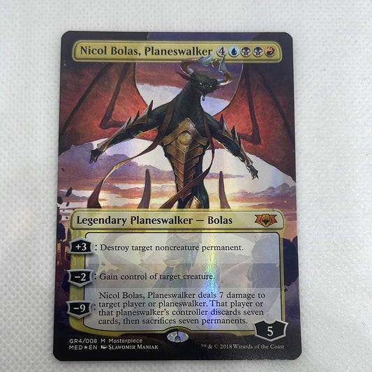 Nicol Bolas, Planeswalker - Mythic Edition Masterpiece Foil