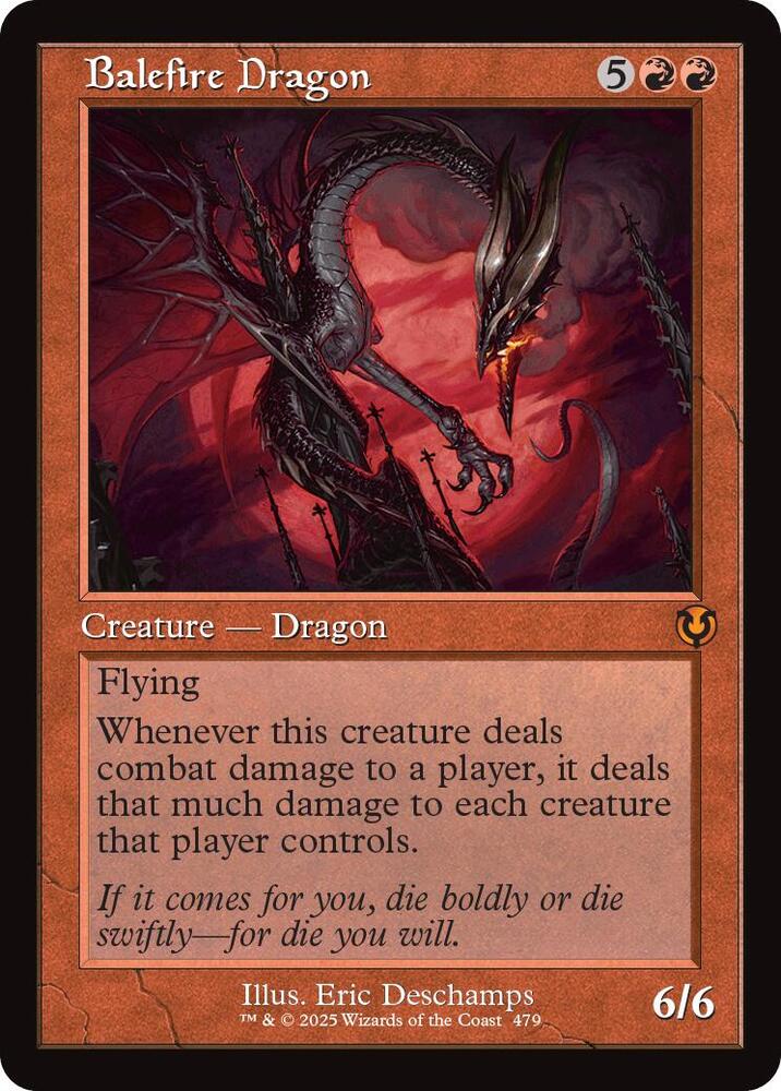 Balefire Dragon - Innistrad Remastered RETRO FRAME #479