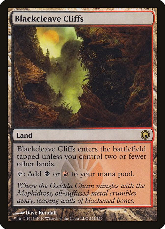 Blackcleave Cliffs - Scars of Mirrodin #224