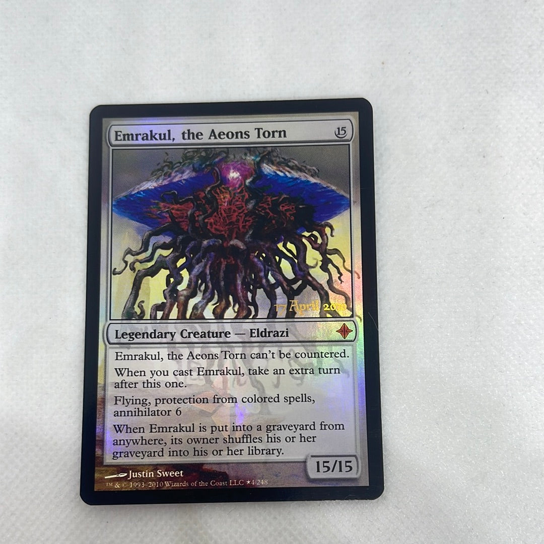 Emrakul, the Aeons Torn - Rise of the Eldrazi Prerelease Promo FOIL