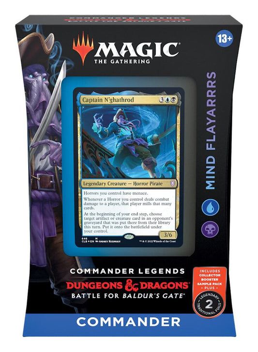 Commander Legends Dungeons & Dragons Battle for Baldur's Gate Mind Flayarrrs Commander Deck