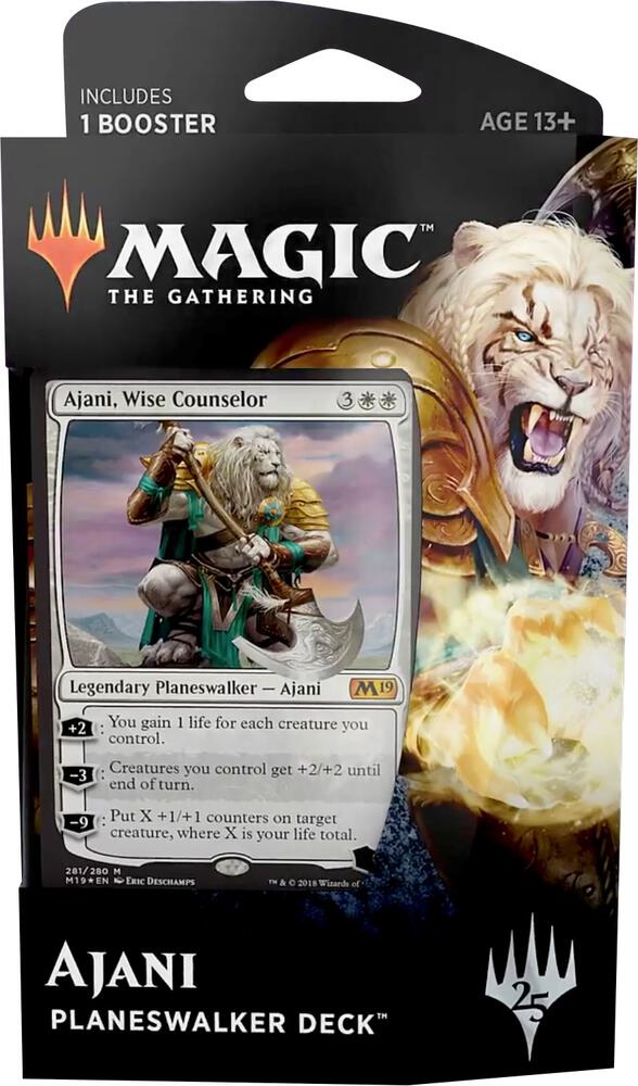 Core Set 2019 Ajani Wise Counselor Planeswalker Deck