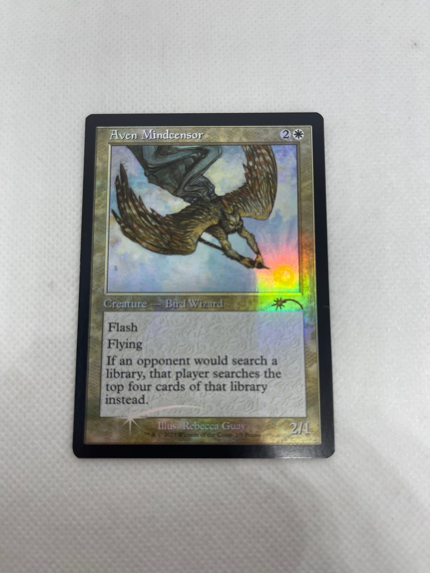 Aven Mindcensor - WPN Retro Frame Promo #001 FOIL