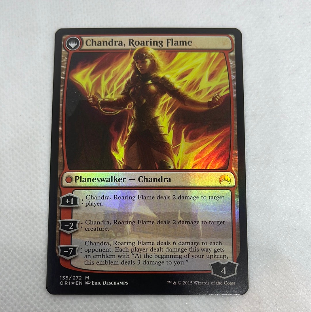 Chandra, Fire of Kaladesh - Magic Origins Foil Making Mythic Chandra, Fire of Kaladesh - Magic Origins Foil Making Mythic