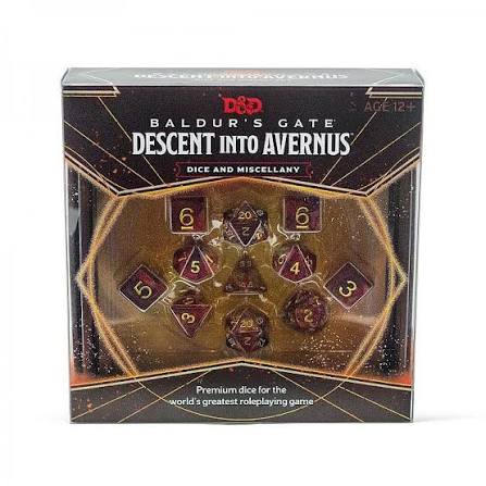 D&D Baldur's Gate Descent Into Avernus Dice Set