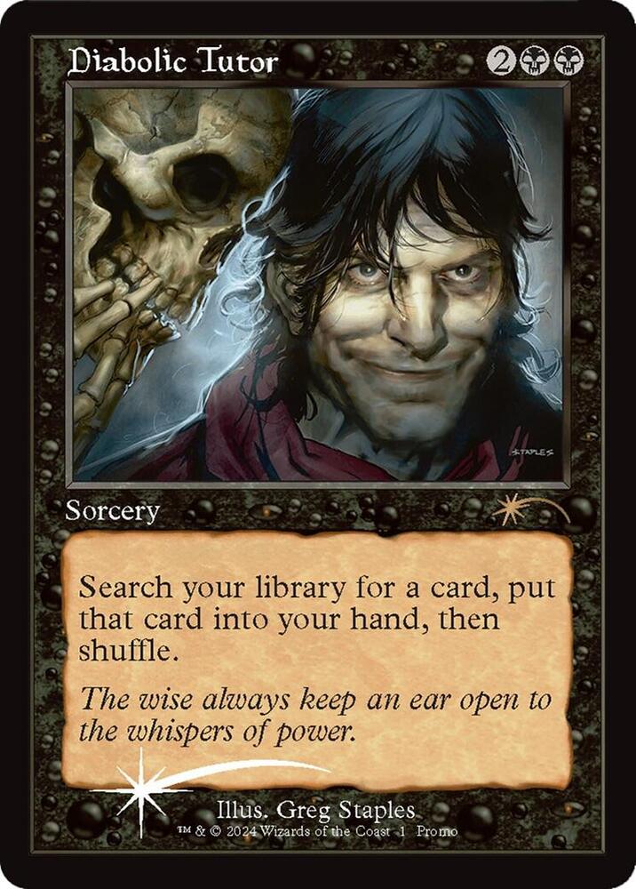 Diabolic Tutor - WPN Promo FOIL #0001