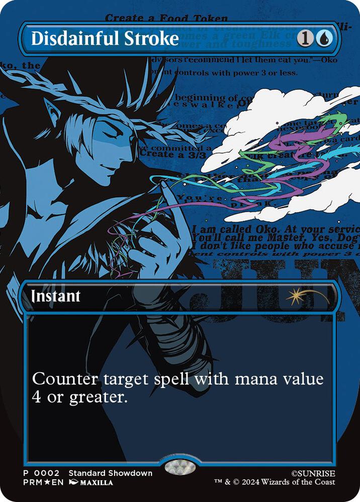 Disdainful Stroke - Standard Showdown Promo FOIL #0002