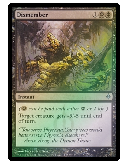 Dismember - New Phyrexia FOIL #57
