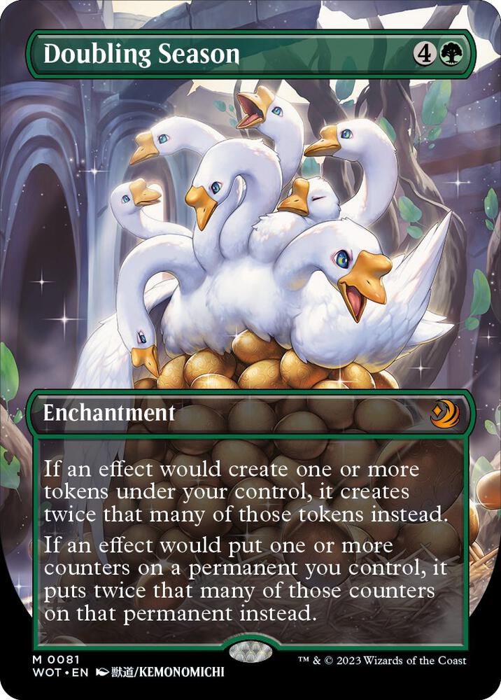 Doubling Season - Wilds of Eldraine Enchanting Tales #081 ANIME BORDERLESS