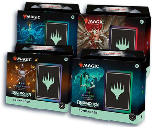 Duskmourn Commander Decks Set of 4