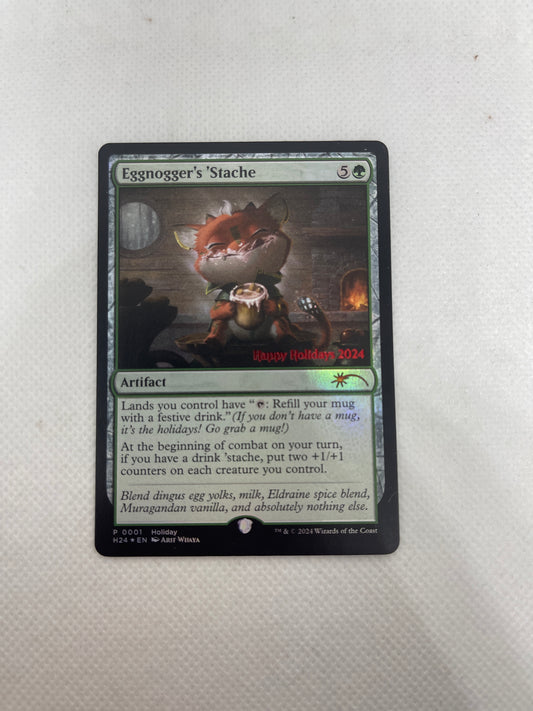 Eggnogger's 'Stache - Holiday Promo 2024 #0001 FOIL