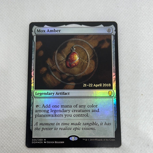 Mox Amber - Prerelease Foil Promo