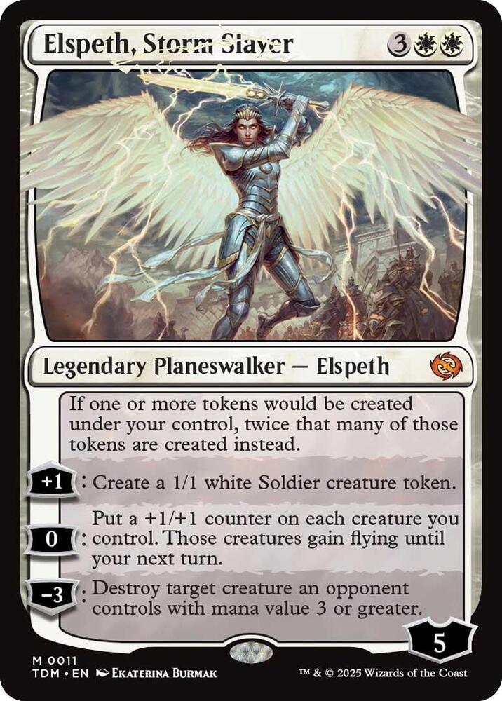 Elspeth, Storm Slayer - Tarkir Dragonstorm #011