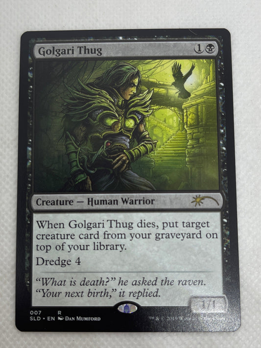 Card with a fantasy design on a white background