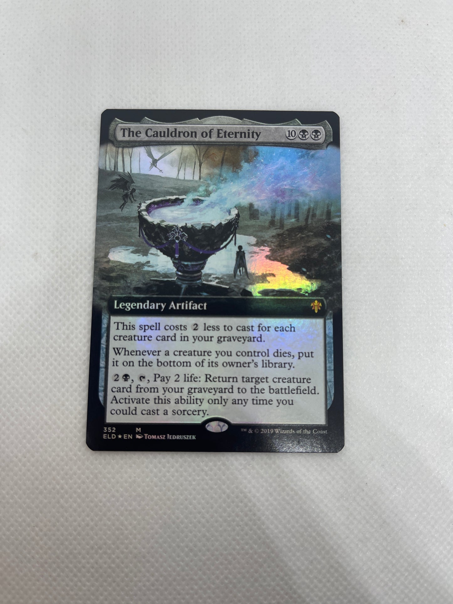 The Cauldron of Eternity - Throne of Eldraine Borderless #352 FOIL