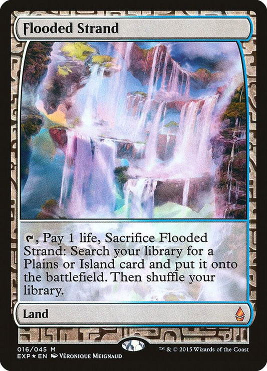 Flooded Strand - Zendikar Expeditions FOIL #016