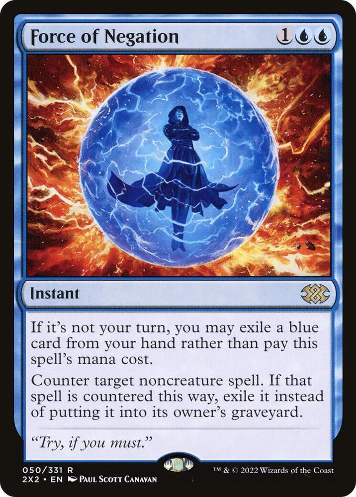 Force of Negation - Double Masters 2022 #050