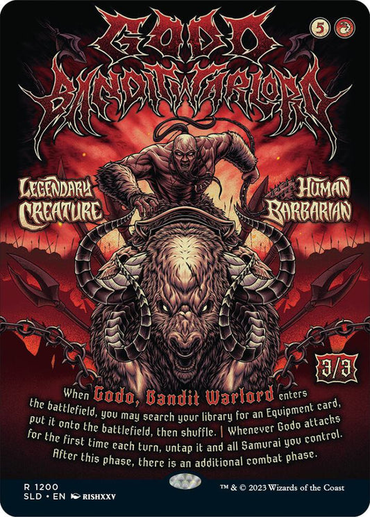 Godo, Bandit Warlord - Secret Lair #1200 BORDERLESS