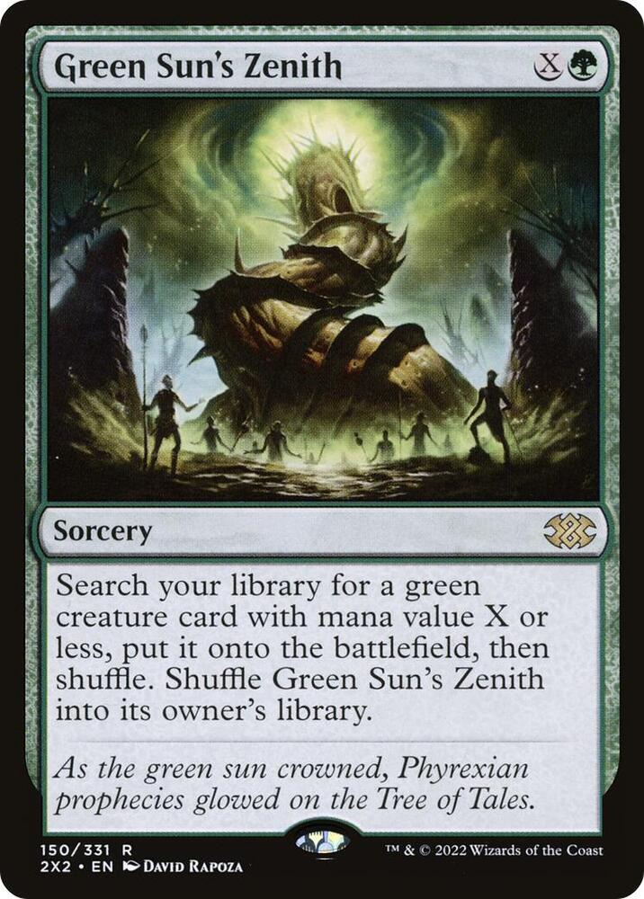 Green Sun's Zenith - Double Masters 2022 #150