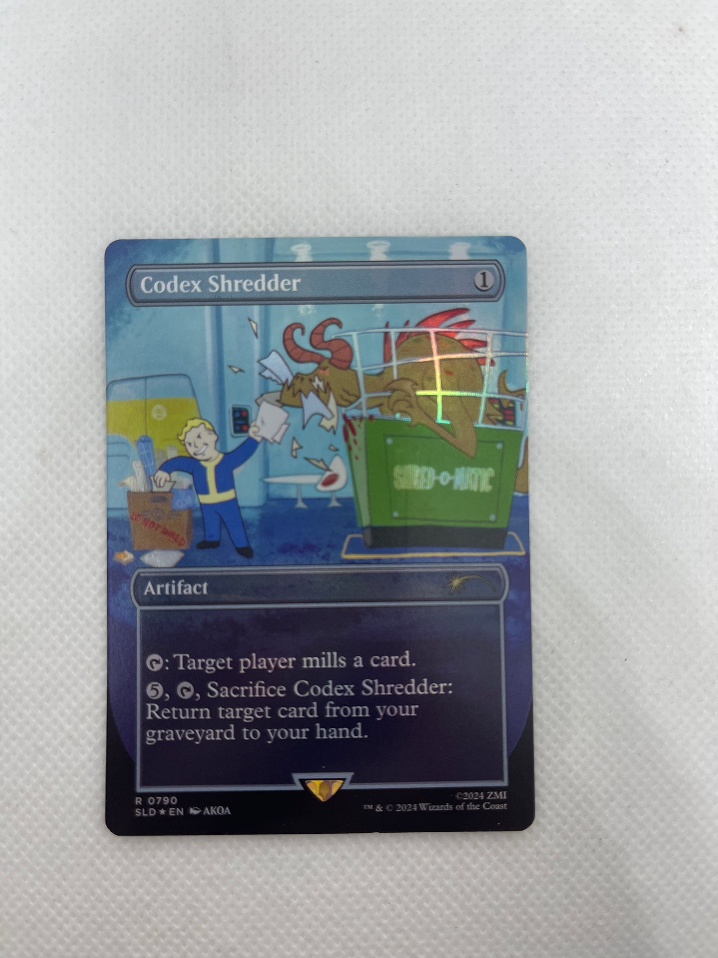 Codex Shredder - Secret Lair #790 RAINBOW FOIL