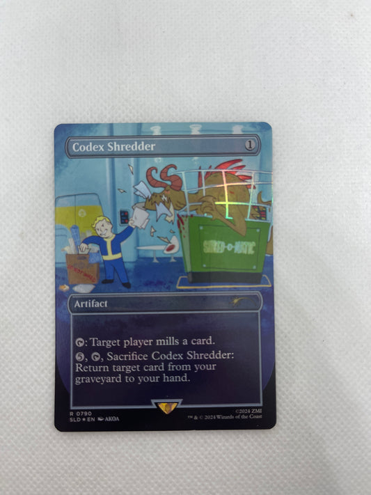 Codex Shredder - Secret Lair #790 RAINBOW FOIL