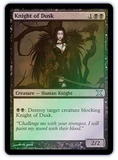 Knight of Dusk - Tenth Edition FOIL #0152