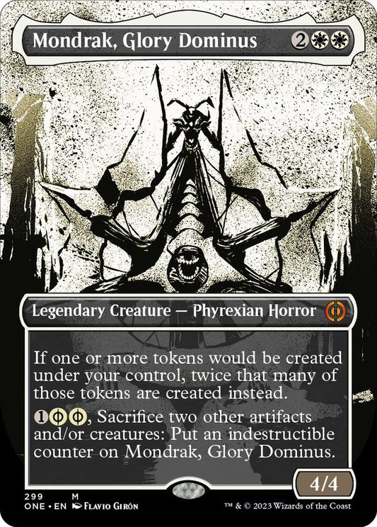 Mondrak, Glory Dominus - Phyrexia All Will Be One #299 SHOWCASE