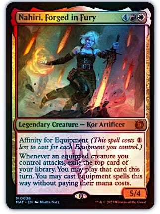 Nahiri, Forged in Fury - March of the Machine The Aftermath FOIL #0036