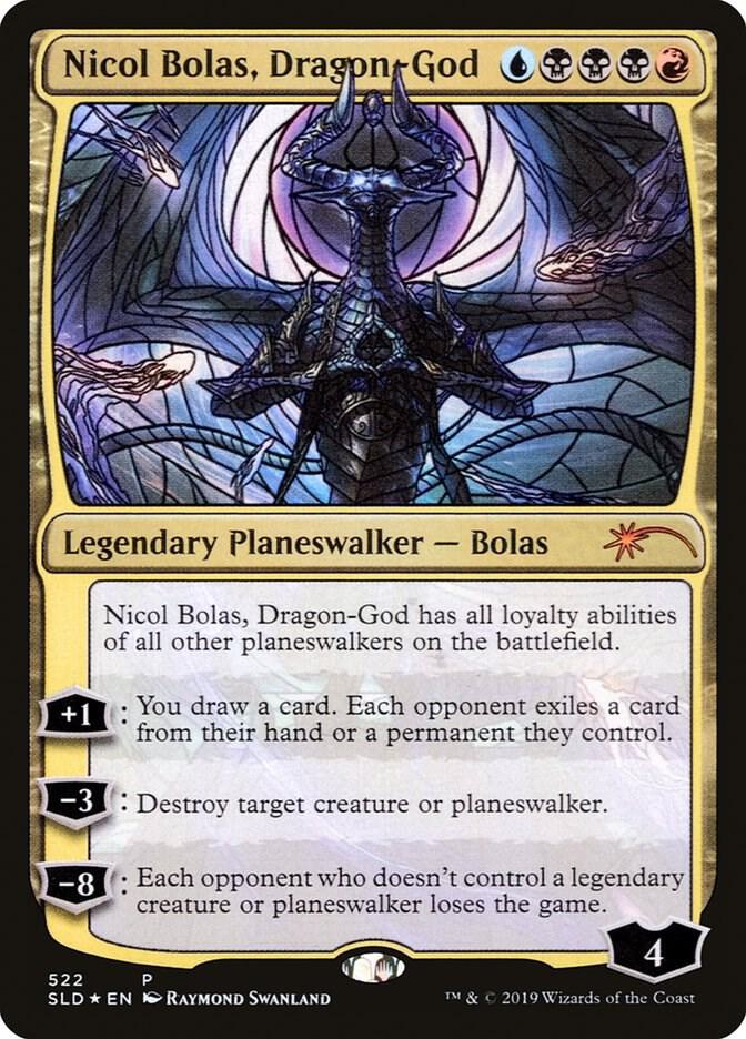 Nicol Bolas, Dragon-God - Secret Lair Stained Glass FOIL #0522