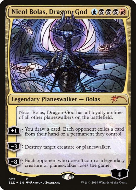 Nicol Bolas, Dragon-God - Secret Lair Stained Glass FOIL #0522
