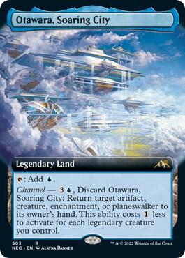 Otawara, Soaring City - Kamigawa Neon Dynasty #503 EXTENDED ART