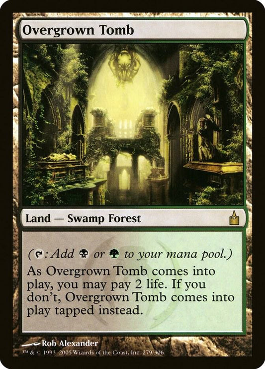 Overgrown Tomb - Ravnica #279 (MP)