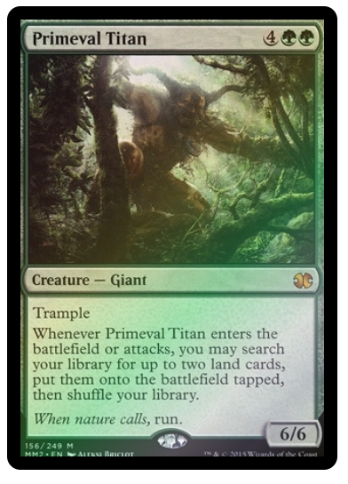 Primeval Titan - Modern Masters 2015 FOIL #156