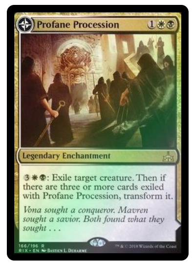 Profane Procession - Rivals of Ixalan #166 FOIL
