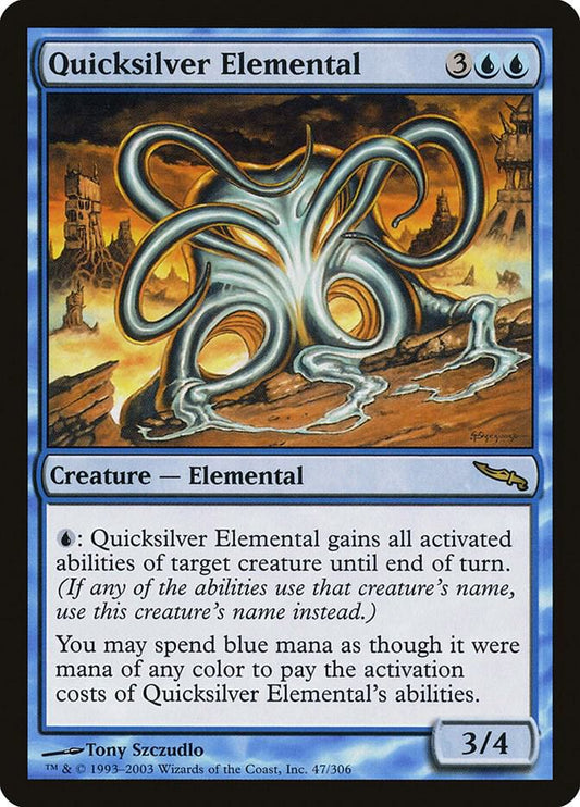 Quicksilver Elemental - Mirrodin #047