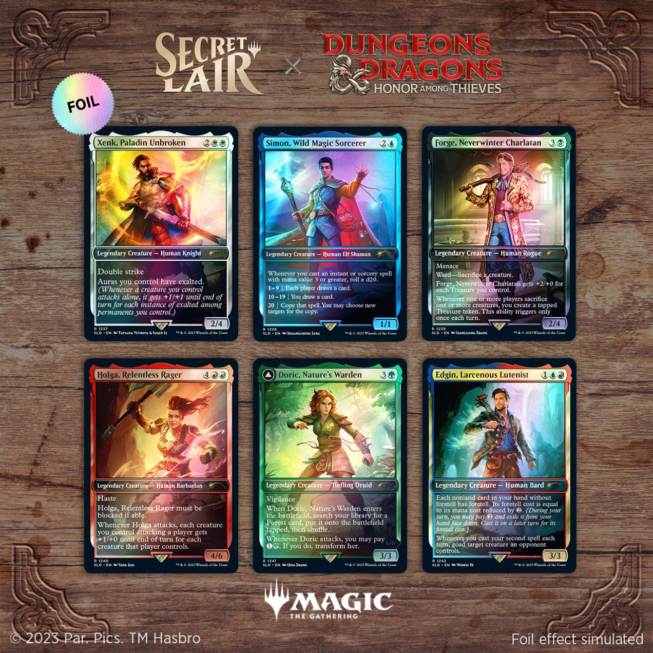Secret Lair x Dungeons & Dragons Honor Among Thieves TRADITIONAL FOIL EDITION