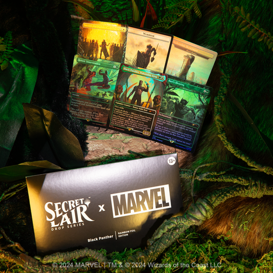 Secret Lair Black Panther RAINBOW FOIL EDITION