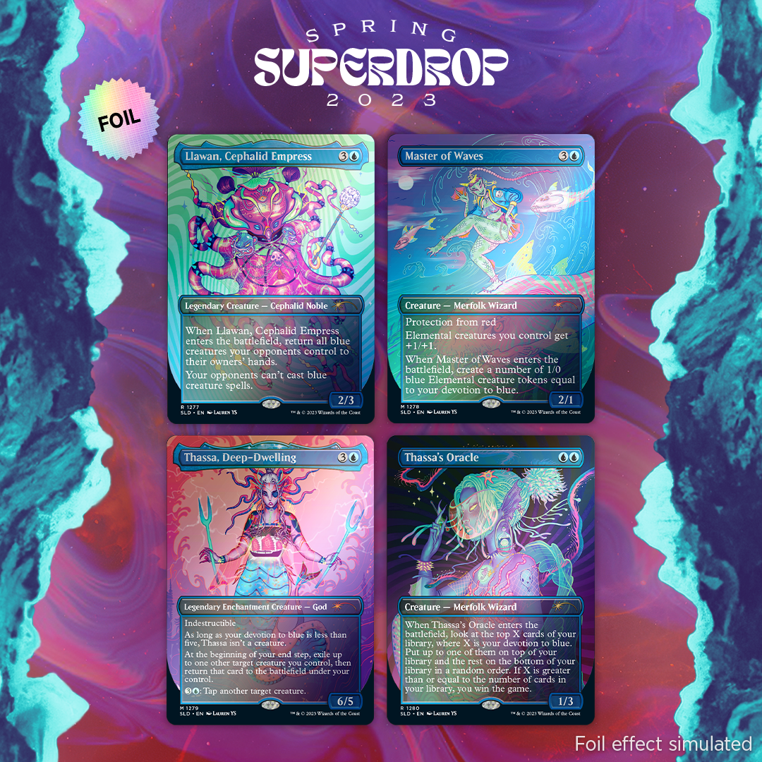 Secret Lair Cool Ocean Breeze Traditional Foil Edition