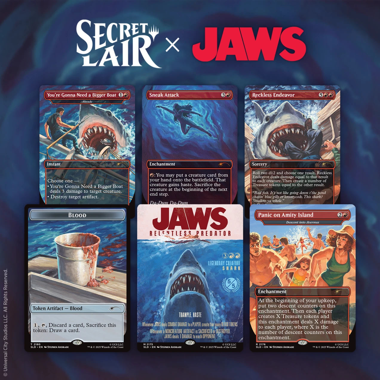 Secret Lair Jaws Terror of Amity Island