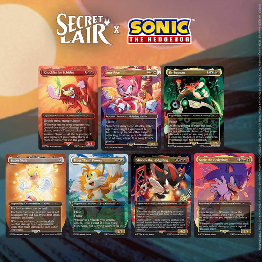 Secret Lair Sonic the Hedgehog Friends & Foes