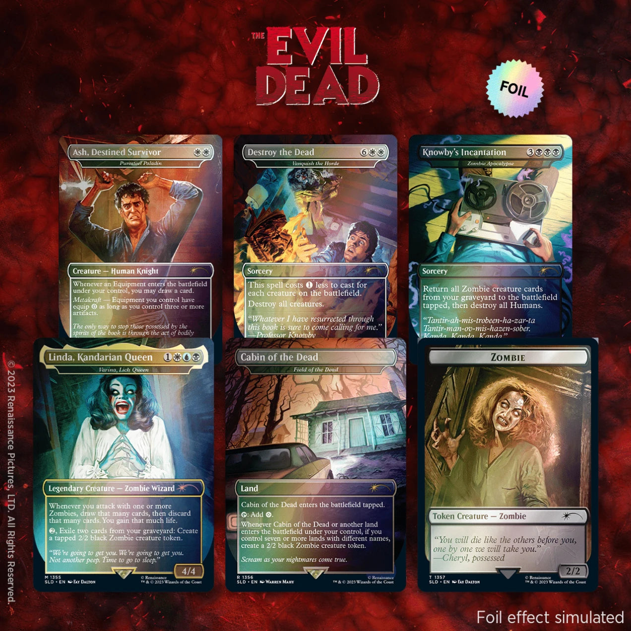Secret Lair The Evil Dead TRADITIONAL FOIL EDITION