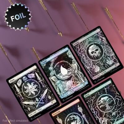 Secret Lair The Unfathomable Crushing Brutality of Basic Lands FOIL Edition