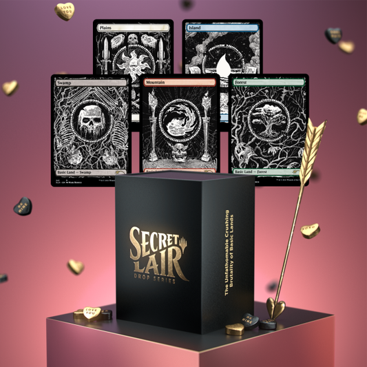 Secret Lair The Unfathomable Crushing Brutality of Basic Lands NON FOIL Edition