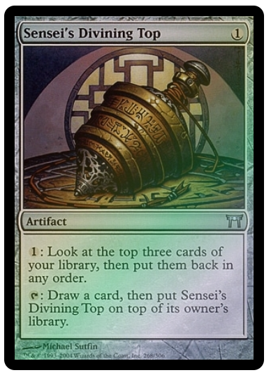 Sensei's Divining Top - Champions of Kamigawa #268 FOIL