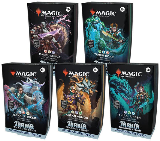 Tarkir Dragonstorm Commander Set of 5 Decks