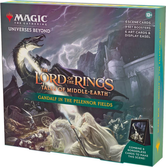 The Lord of the Rings Tales of Middle-Earth Scene Box Gandalf in the Pelennor Fields