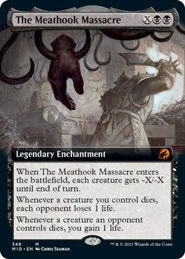 The Meathook Massacre - Innistrad Midnight Hunt #348 EXTENDED ART