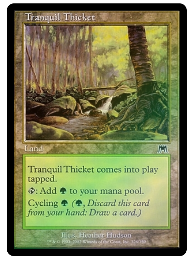 Tranquil Thicket - Onslaught Foil #326