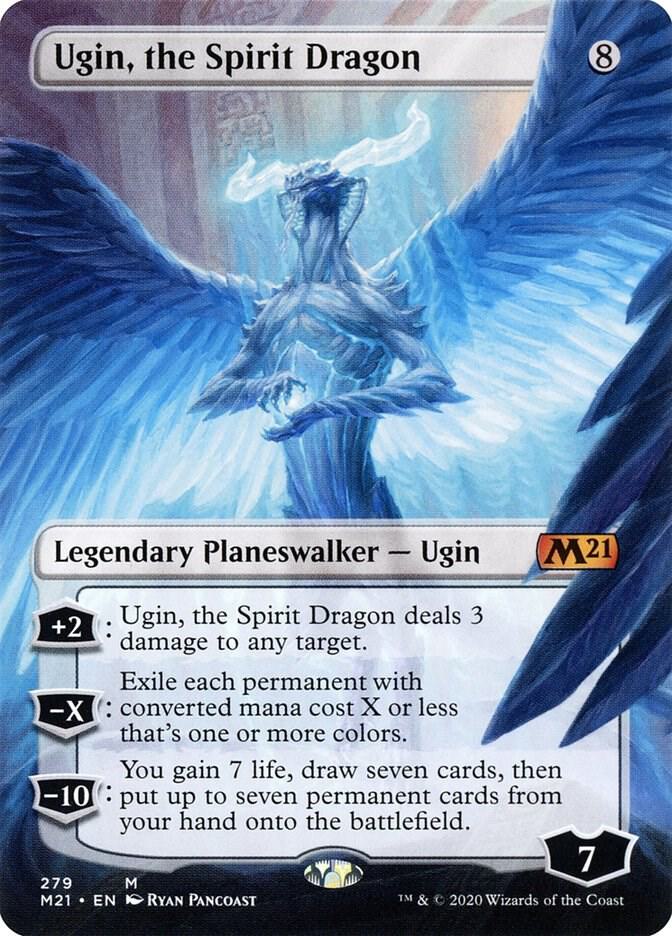 Ugin, The Spirit Dragon - Magic Core Set 2021 #279 BORDERLESS