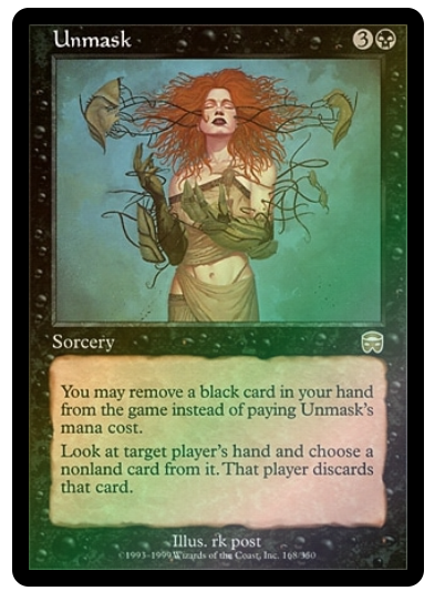Unmask - Mercadian Masques FOIL #168